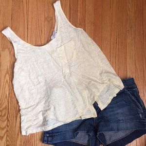 SOLD ::::  Light yellow tank